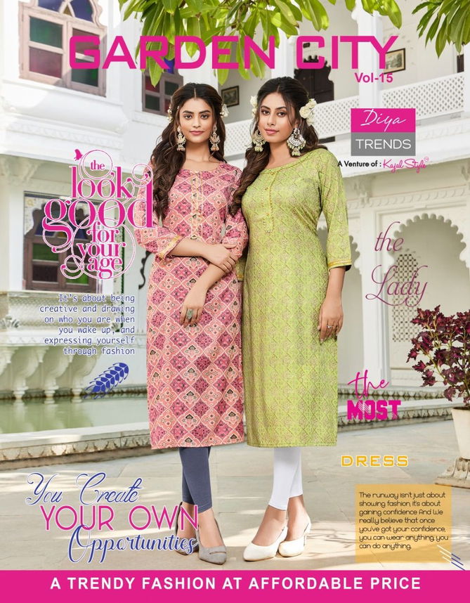 Gardencity Vol 15 By Diya Trends Designer Kurtis Catalog